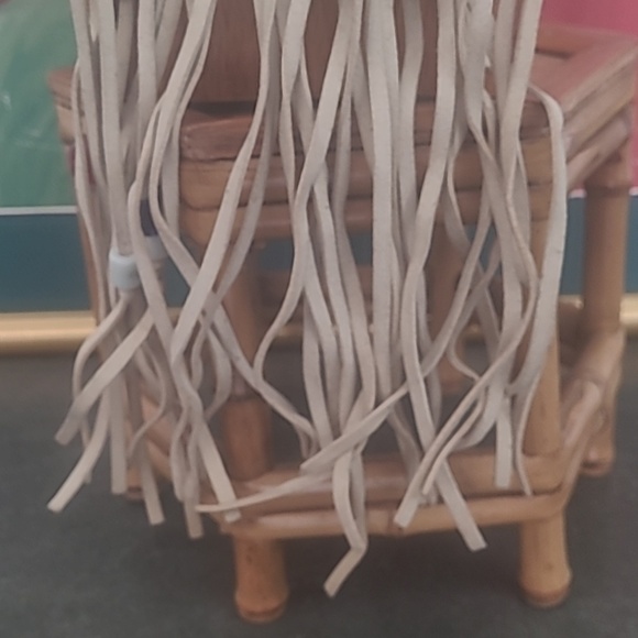 BOHEMIAN FRINGE BEADED NECKLACE WITH GLASS AND RESIN BEADS - Picture 7 of 12